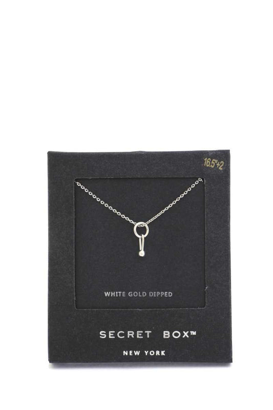 SecretBox Dainty Ring Charm Necklace
